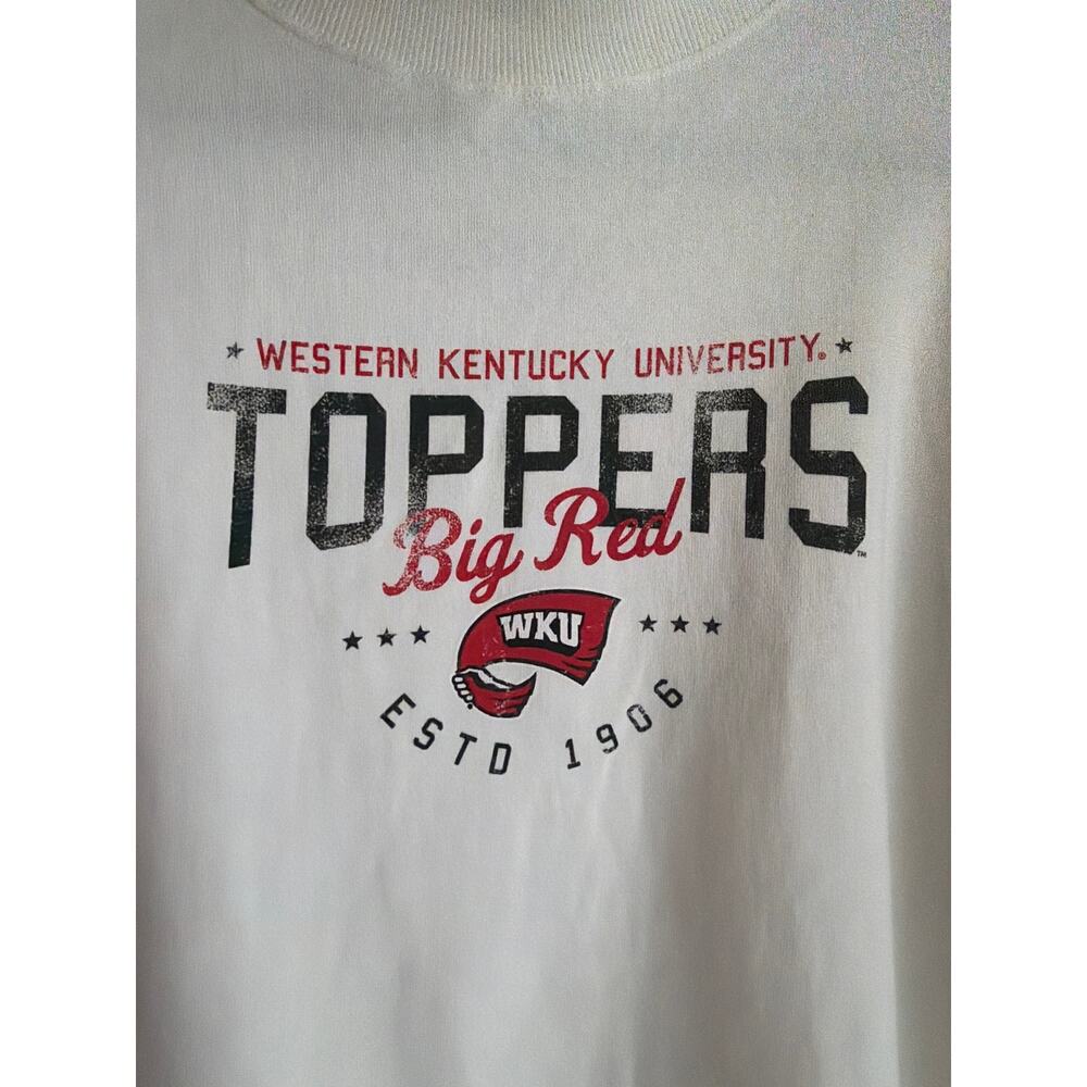 Gameday Social WKU Western Kentucky Hilltoppers Big Red Mock Neck Sweatshirt - Picture 5 of 6
